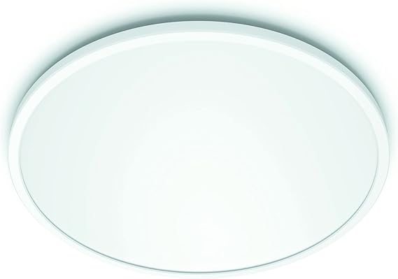 Detalle de Philips Superslim Plafón LED blanco regulable 18W