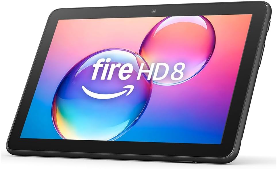 Detalle de Amazon Fire HD 8-Tablet (2024): 8-Zoll-Display, 3 GB RAM, 32 GB Speicher, ideal für Unterwegs