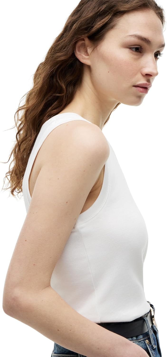 Detalle de Tommy Hilfiger Damen Multistripe Tank Top – 1er Pack WW0WW50025