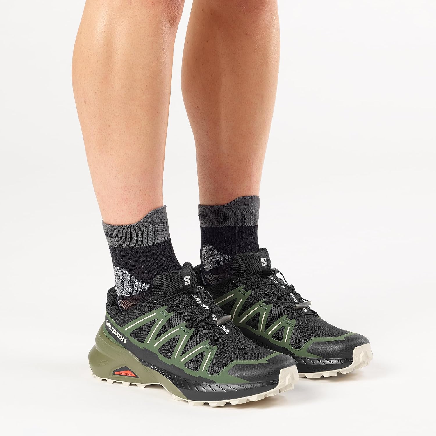 Detalle de Salomon Speedcross Peak Herren Wanderschuhe – Präzise Passform und aktiver Grip für herausfordernde Trails