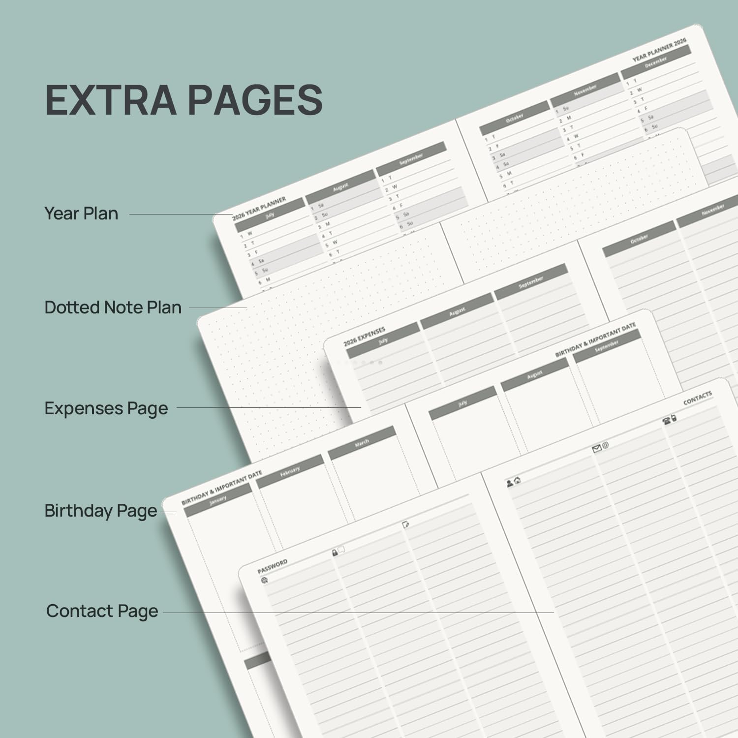 Thumbnail 4 de POPRUN Academic Planner 6.5" x 8.75