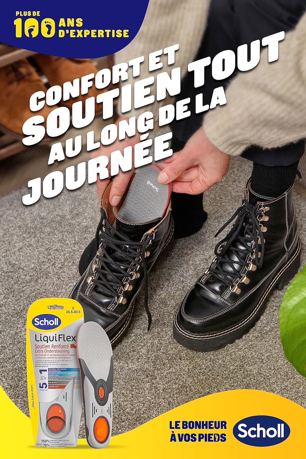 Thumbnail 1 de Dr. Scholl's Liquid Flex inläggssulor för dam med minnesskum och fotvalvsstöd