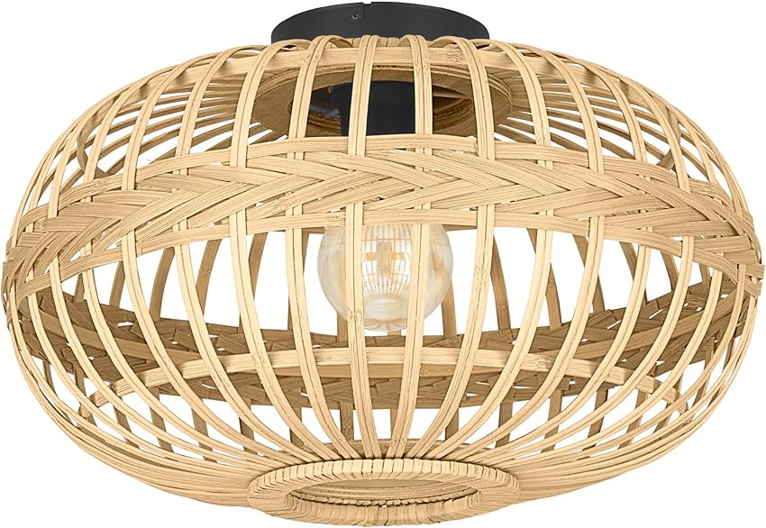 Thumbnail 6 de EGLO Amsfield 1 - Lámpara de mesa con trípode y madera 🌿