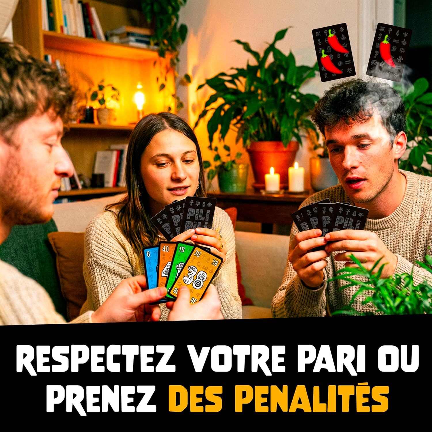 Thumbnail 3 de ATM Gaming PILI PILI – Jeu de cartes tactique et d’ambiance (2 à 8 joueurs) pour soirées de 20 min