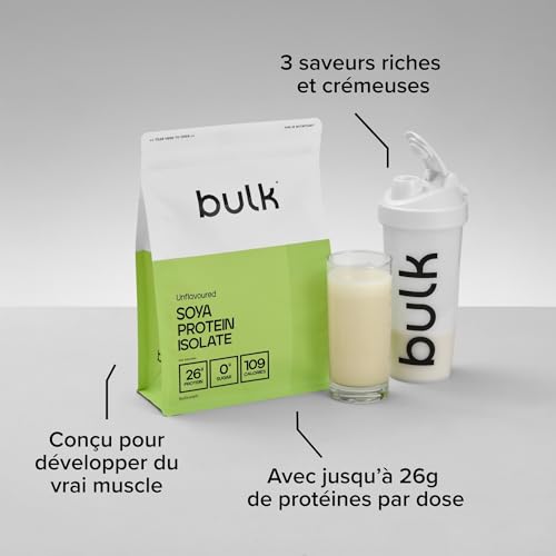 Thumbnail 2 de Bulk Isolat de Protéine de Soja – Protéine Vegan en Poudre, Chocolat, 1 kg