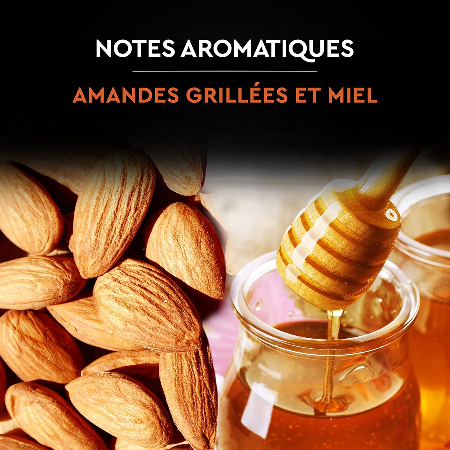 Detalle de CARTE NOIRE Secrets de Nature – Café en grains Catuai Romex, Rainforest Alliance, paquet 1 kg