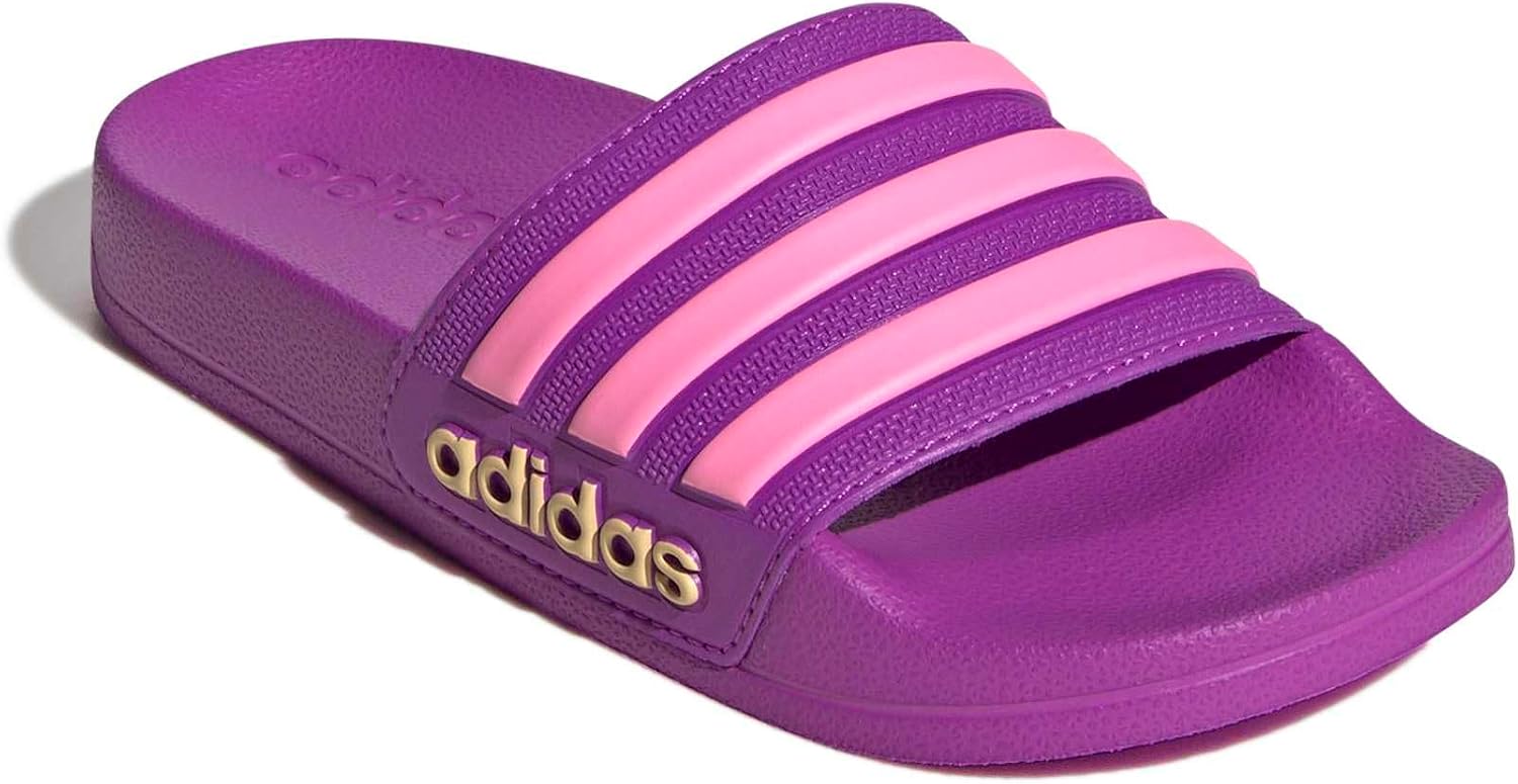 Thumbnail 5 de adidas Adilette Shower Slides Unisex – Purple Burst/Bliss Pink (EU 30,5)
