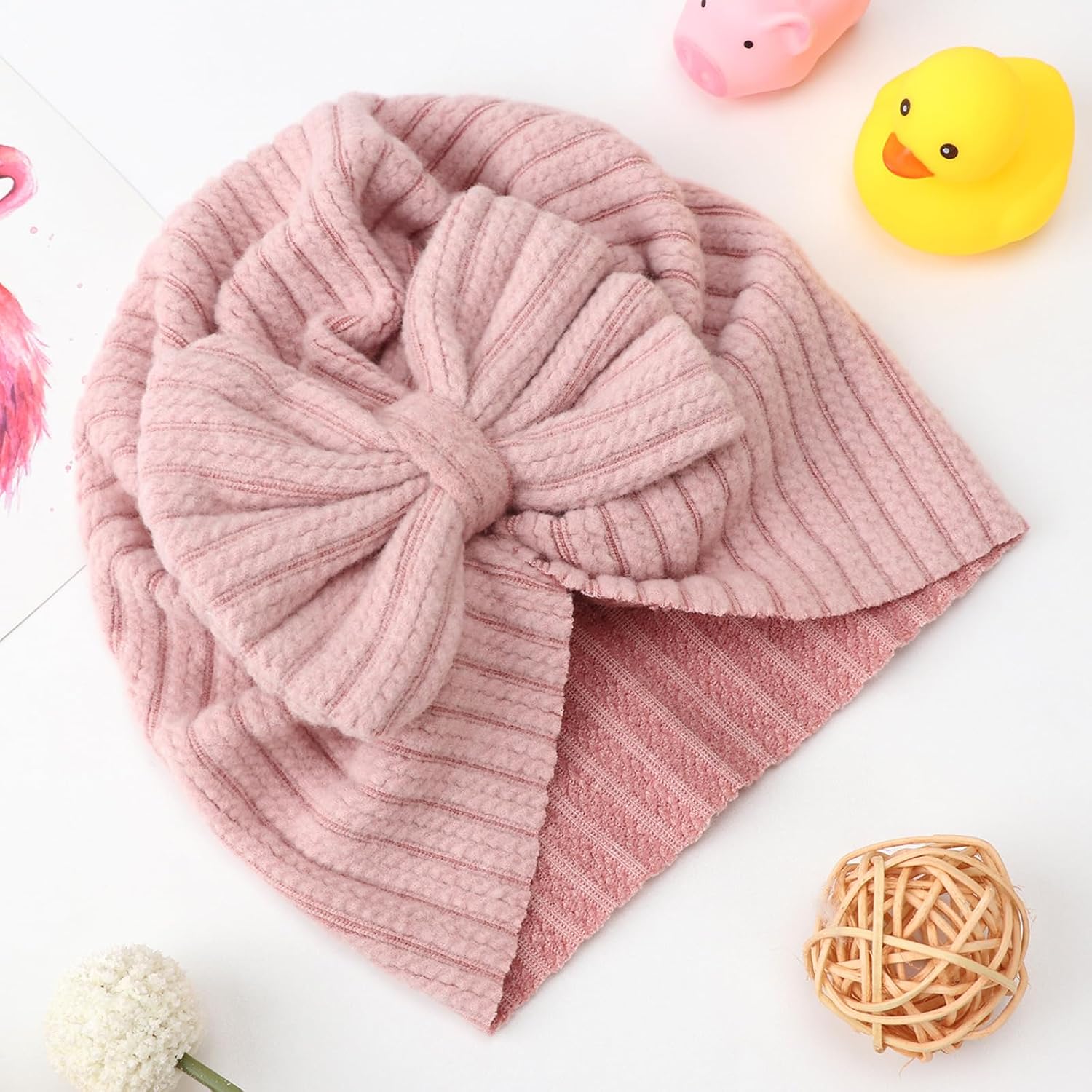 Thumbnail 6 de DRESHOW 5 Pieces Baby Turban Hats