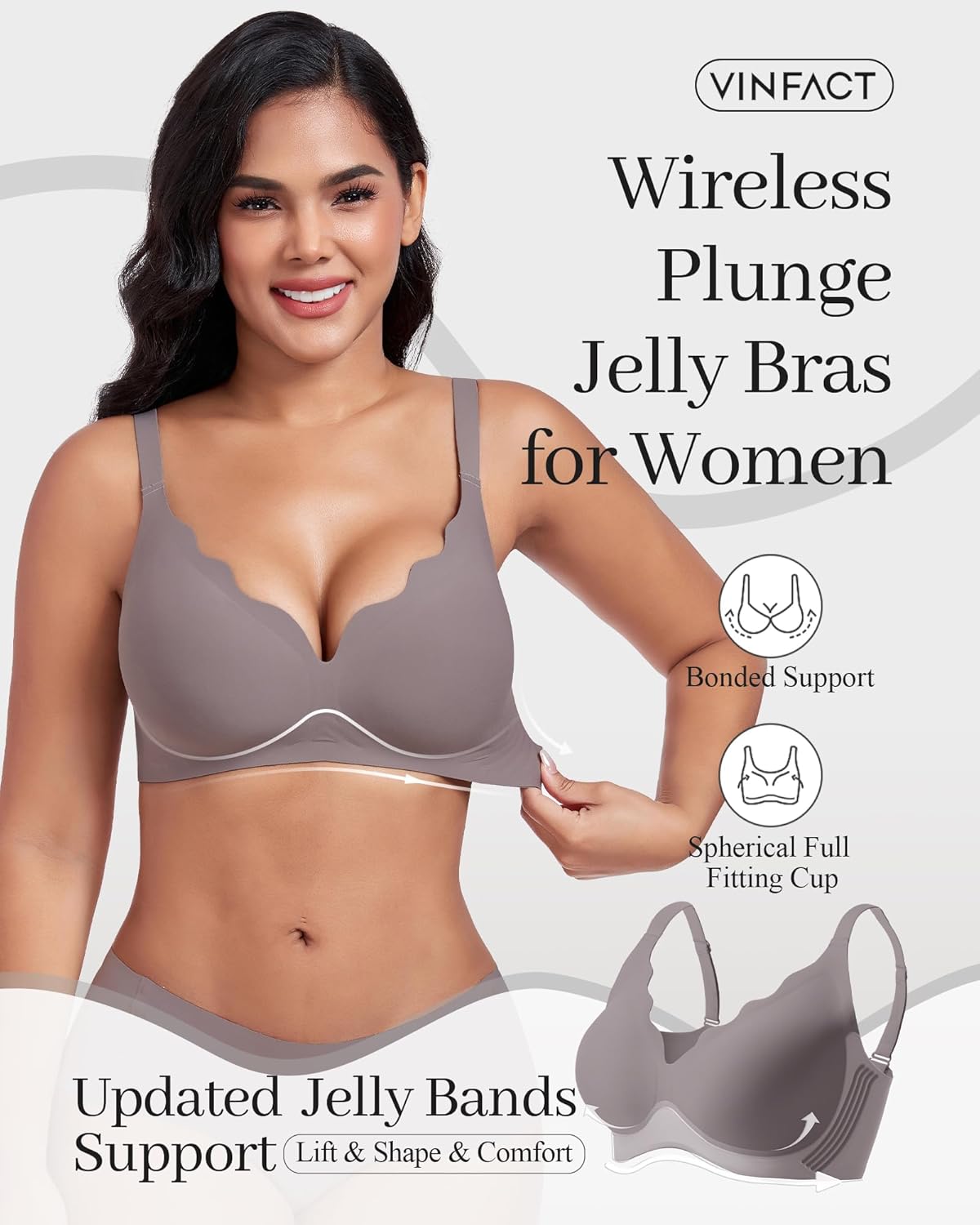 Thumbnail 1 de Vinfact V Jelly Bralette
