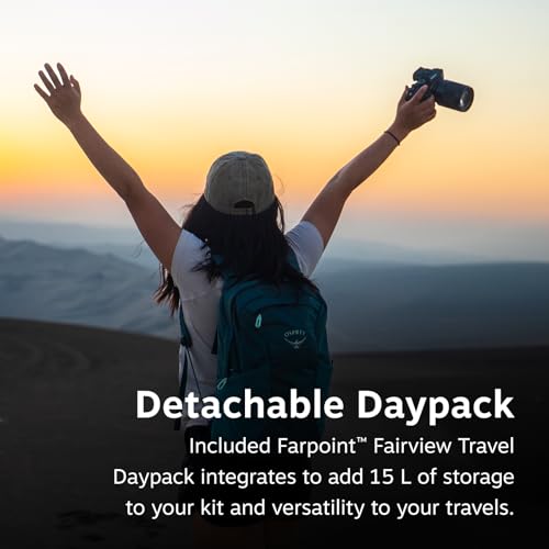 Detalle de Osprey Fairview Women's Travel Pack 70L — Cascade Blue-Torrent Blue