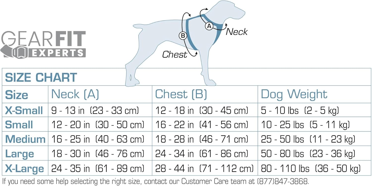 Thumbnail 5 de Kurgo Journey Air Hundegeschirr – gepolstertes, leichtes Ripstop-Gewebe mit reflektierendem Rand, blau (M)