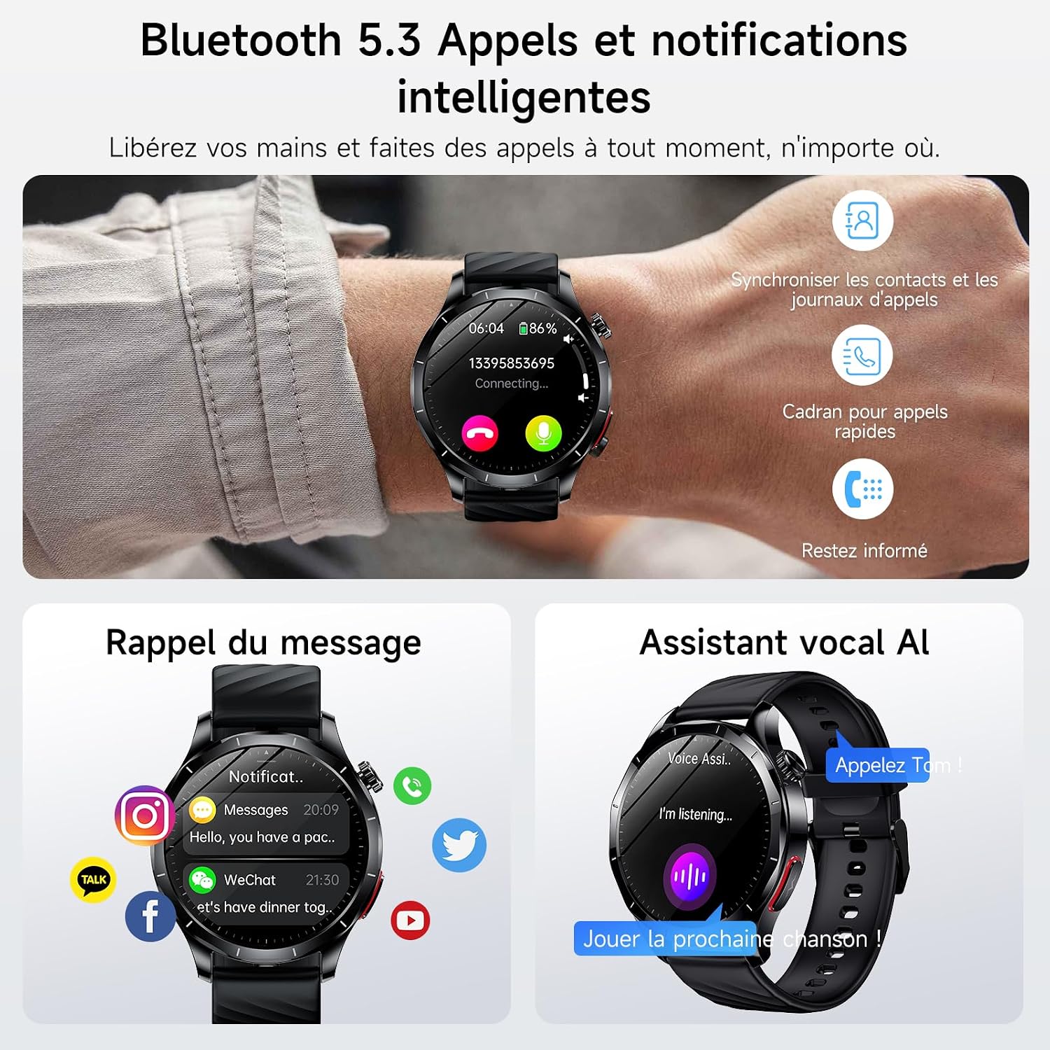 Detalle de YUPENG 2026 Nouvelle Montre Connectée Homme — ECG/HRV, Tension, BMI et 120 modes sportifs