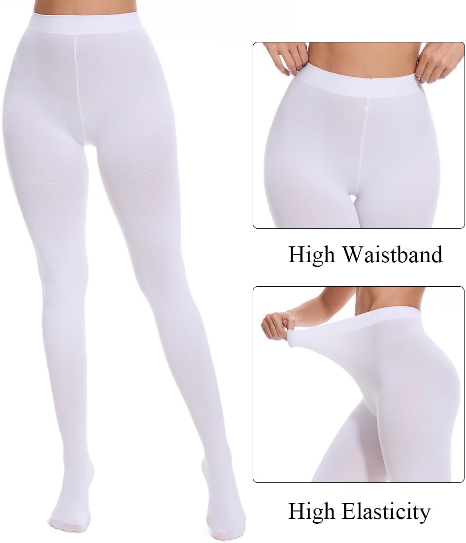 Detalle de DUCMODA Collant femme taille haute 80 denier doux semi-opaque, extensible (plus de 20 couleurs)