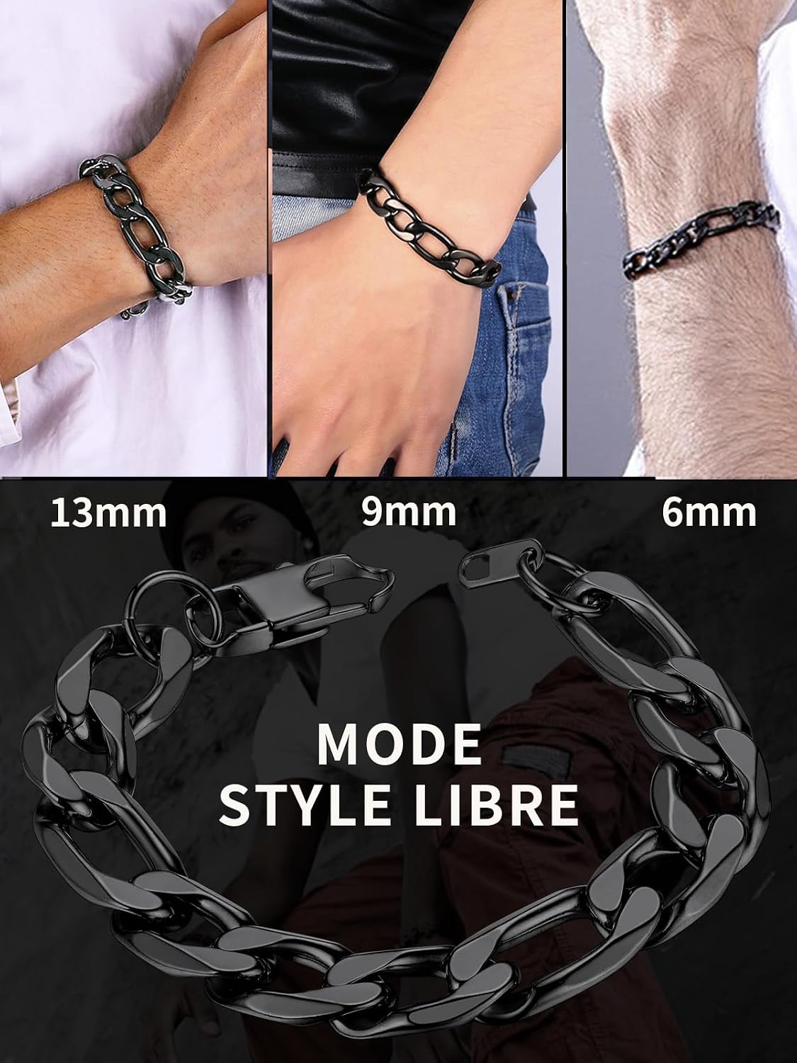 Thumbnail 6 de ChainsHouse Gourmette Figaro 19 cm Argenté