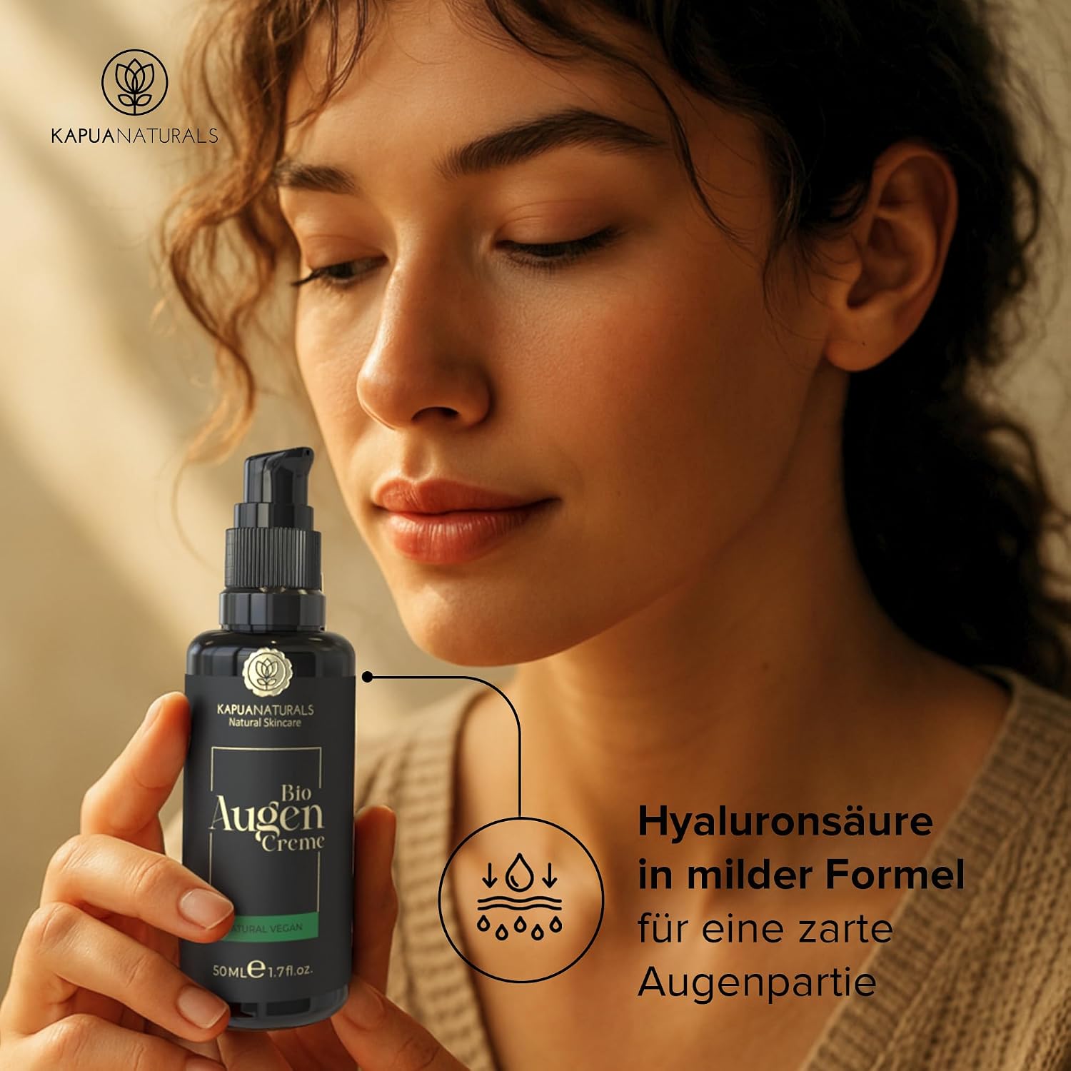 Detalle de BIO Augencreme 50 ml Anti-Aging Augenpflege