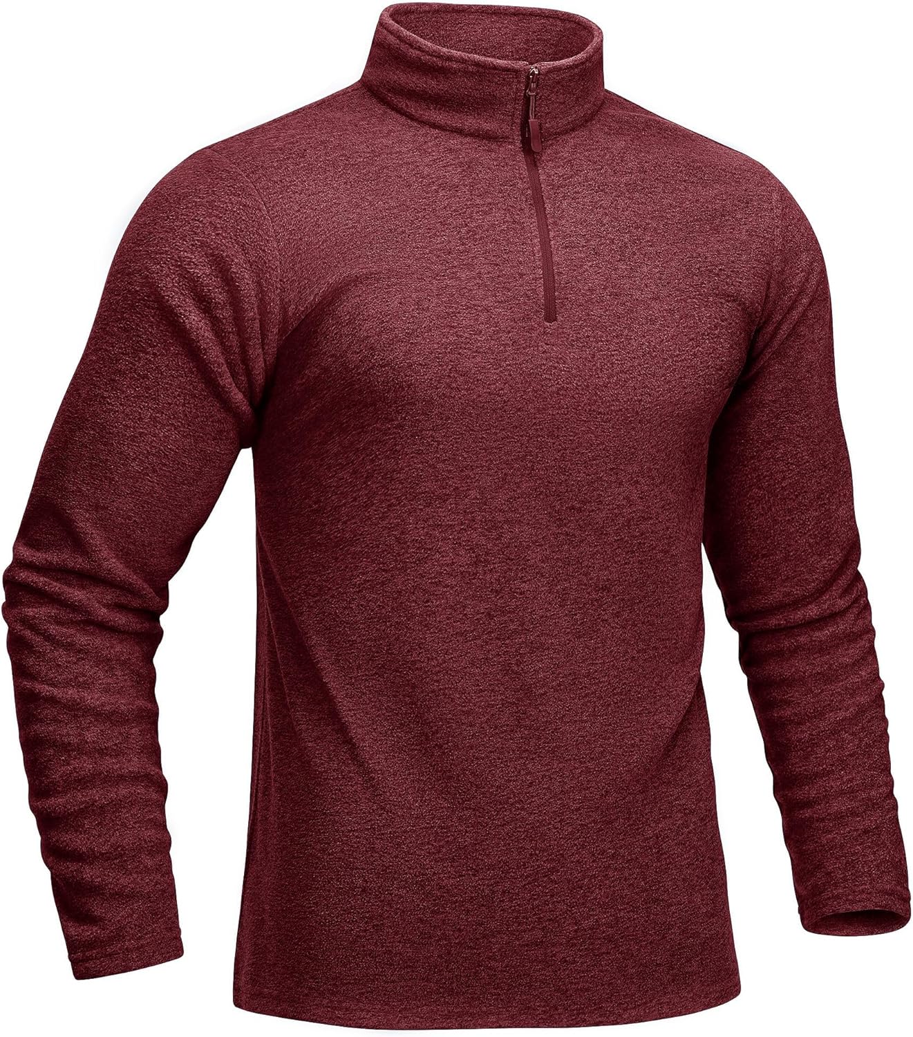 Thumbnail 5 de KEFITEVD Men's Fleece Pullover Quarter Zip Sweatshirt – Winter Thermal Windproof