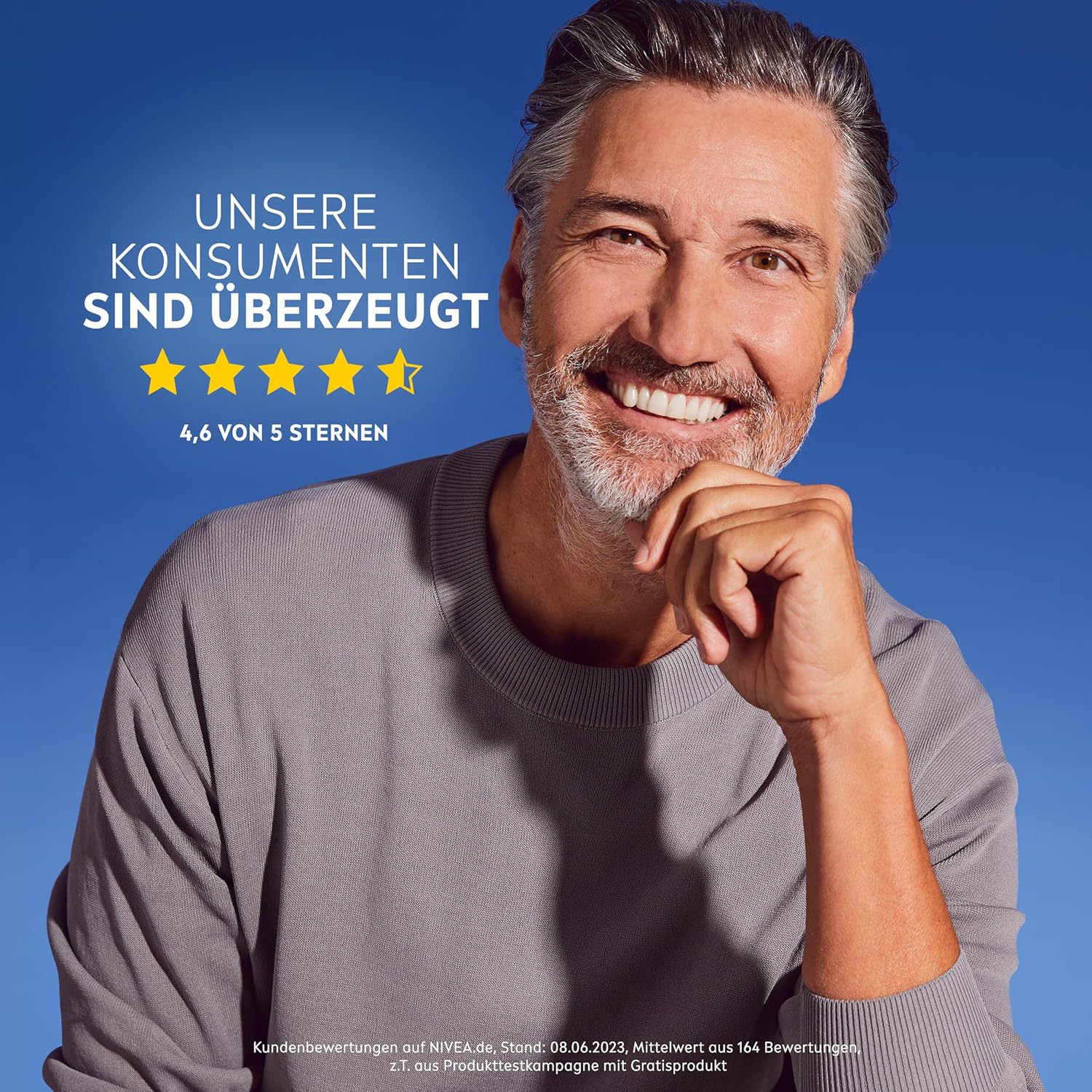 Detalle de NIVEA MEN Anti-Age Hyaluron After Shave Balsam (100 ml) – beruhigende Gesichtspflege nach der Rasur