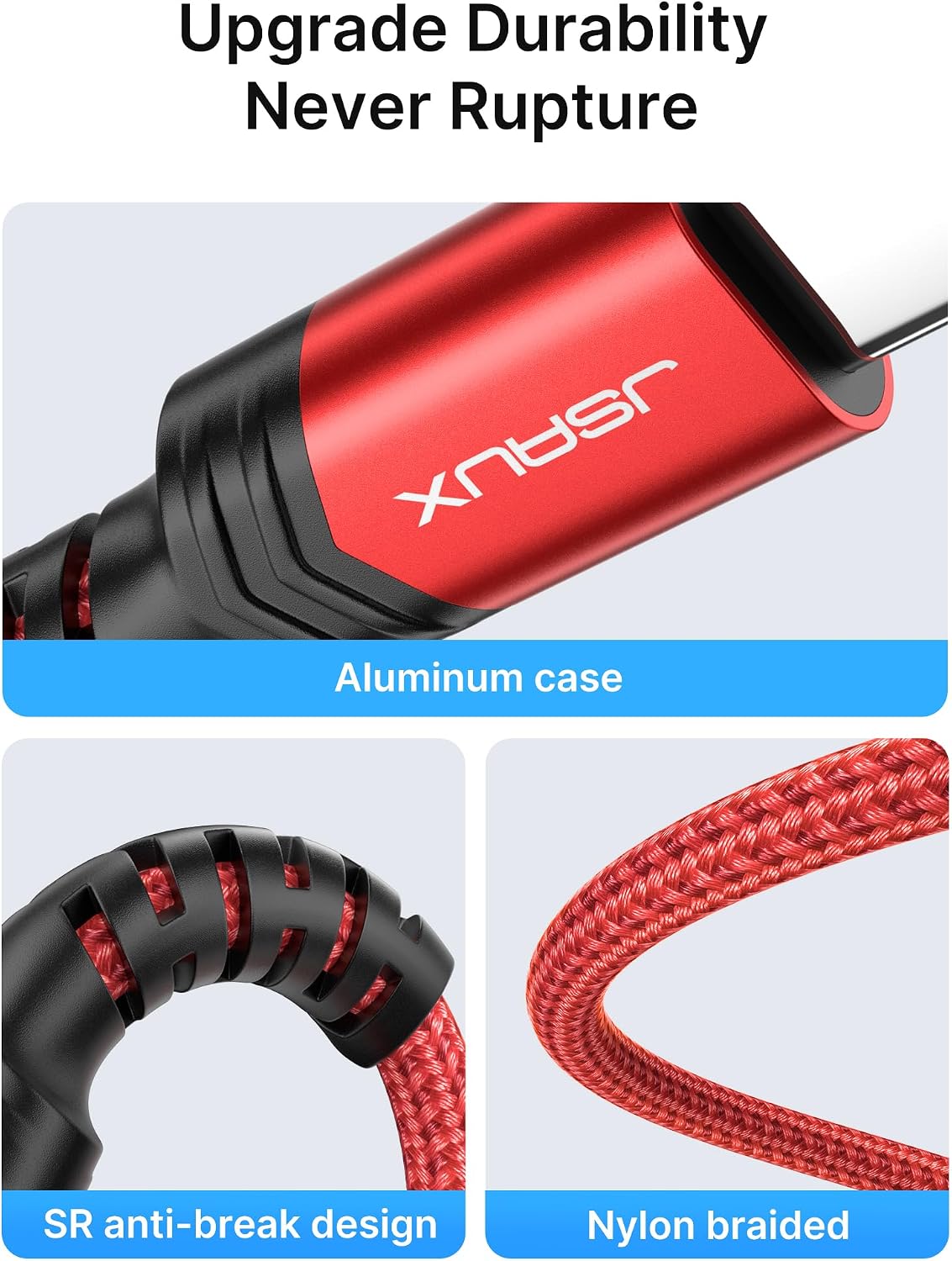 Detalle 2 de JSAUX Câble USB‑C 3,5 mm 48 kHz