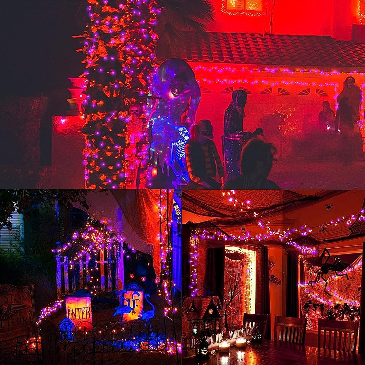 Thumbnail 5 de WATERGLIDE Halloween String Lights, 50 LEDs