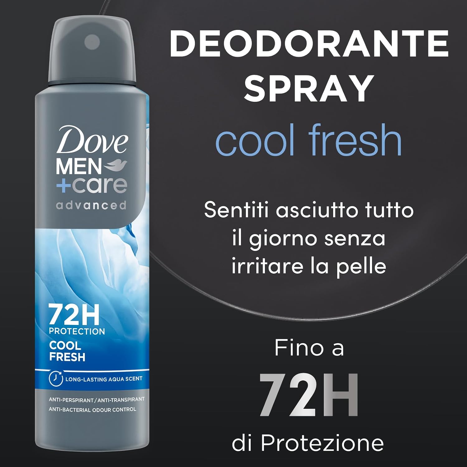 Thumbnail 2 de Dove Men + Care Cool Fresh Spray 6x150 ml