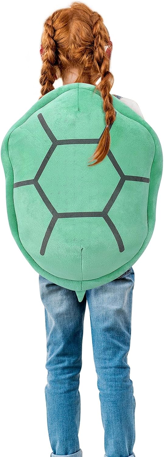 Fortuning's JDS Large Turtle Shell Plush Pillow 25.5 inch – Wearable Cosplay Turtle Shell