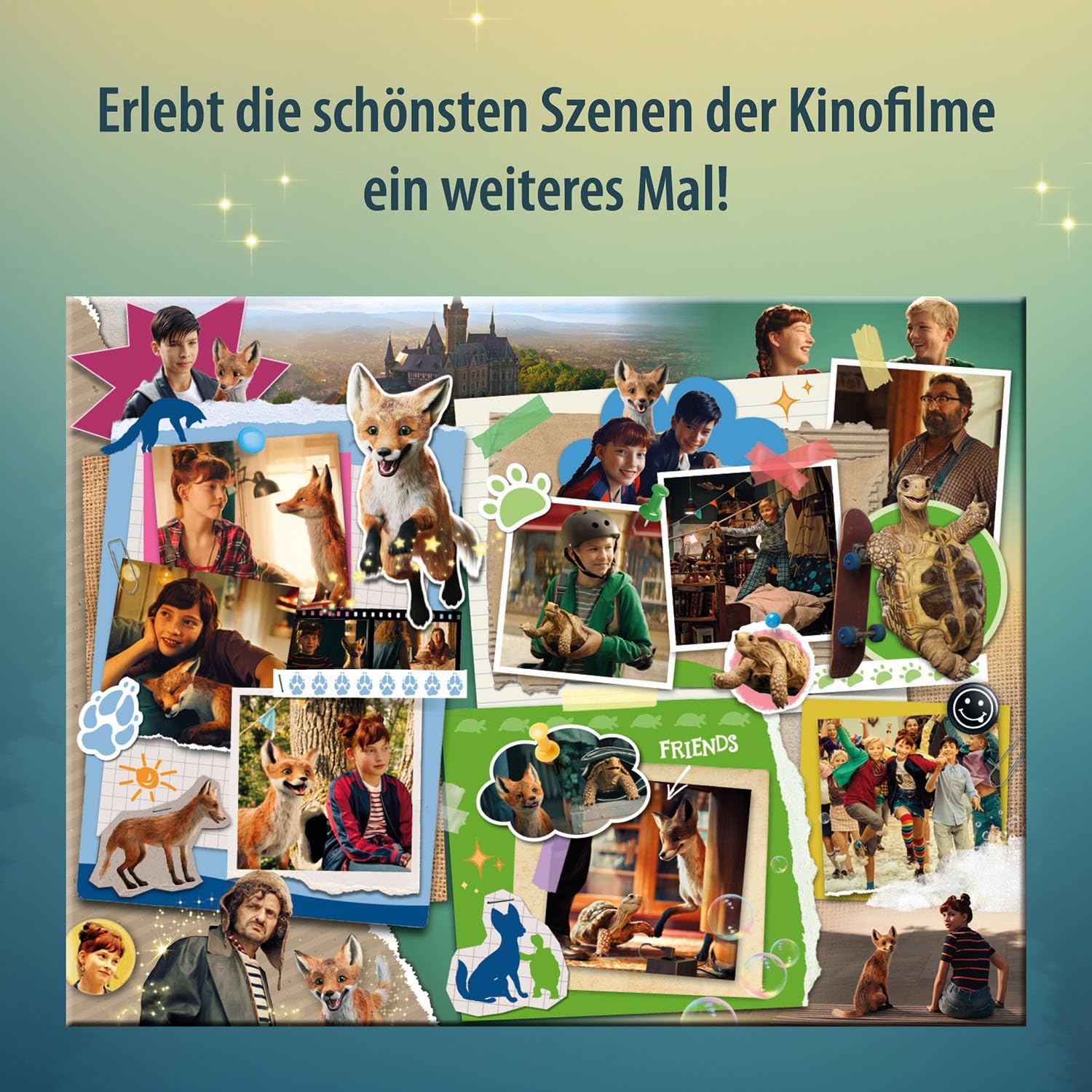 Detalle de KOSMOS 684440 Die Schule der magischen Tiere – Puzzle 150 Teile, Beste Freunde