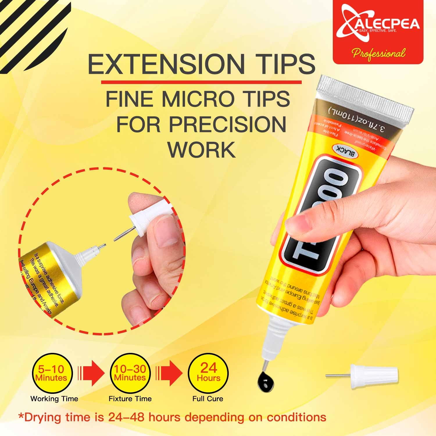 Thumbnail 3 de ALECPEA Upgrade T-7000 Black Adhesive Glue – 110ml for Precision Repairs