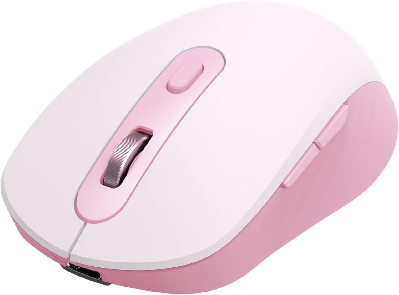 Detalle de エレコム OSMOD Six M-MY35MBSAPN ワイヤレスマウス 静音・充電式・6ボタン ピンク