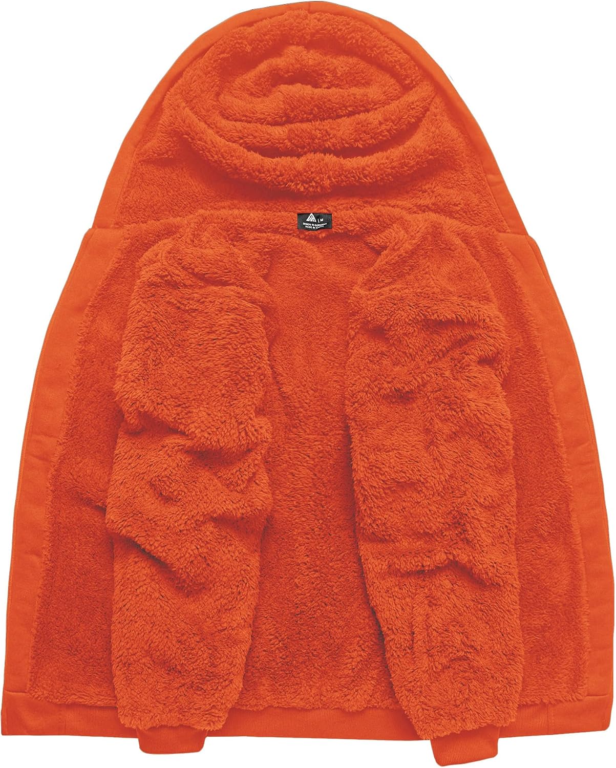 Detalle de SCODI Men's Zip-Up Hoodie, Sherpa-Lined
