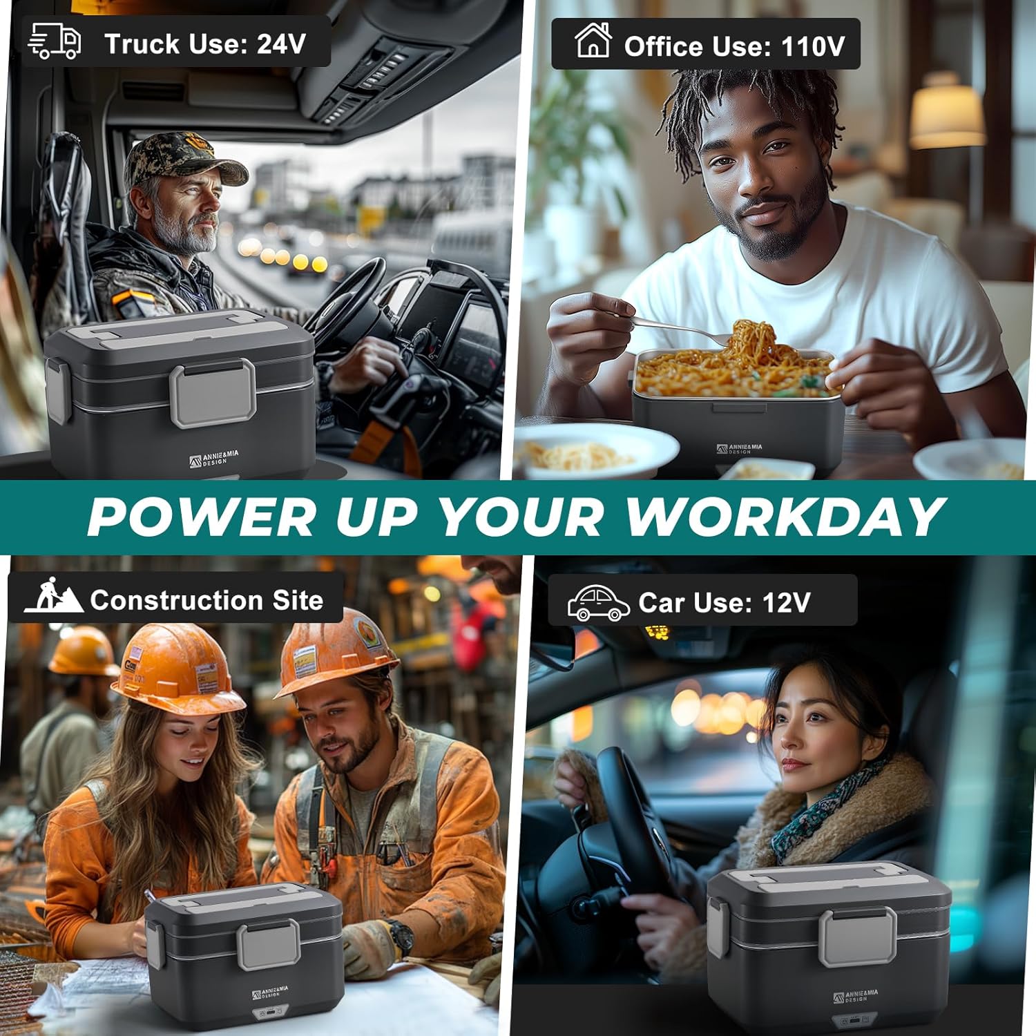 Thumbnail 1 de Annie & Mia Electric Lunch Box 3.5L