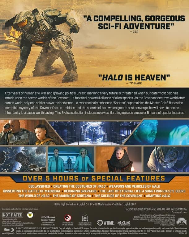 Detalle 2 de Halo: Season One Blu-ray, 5-Disc Action Drama