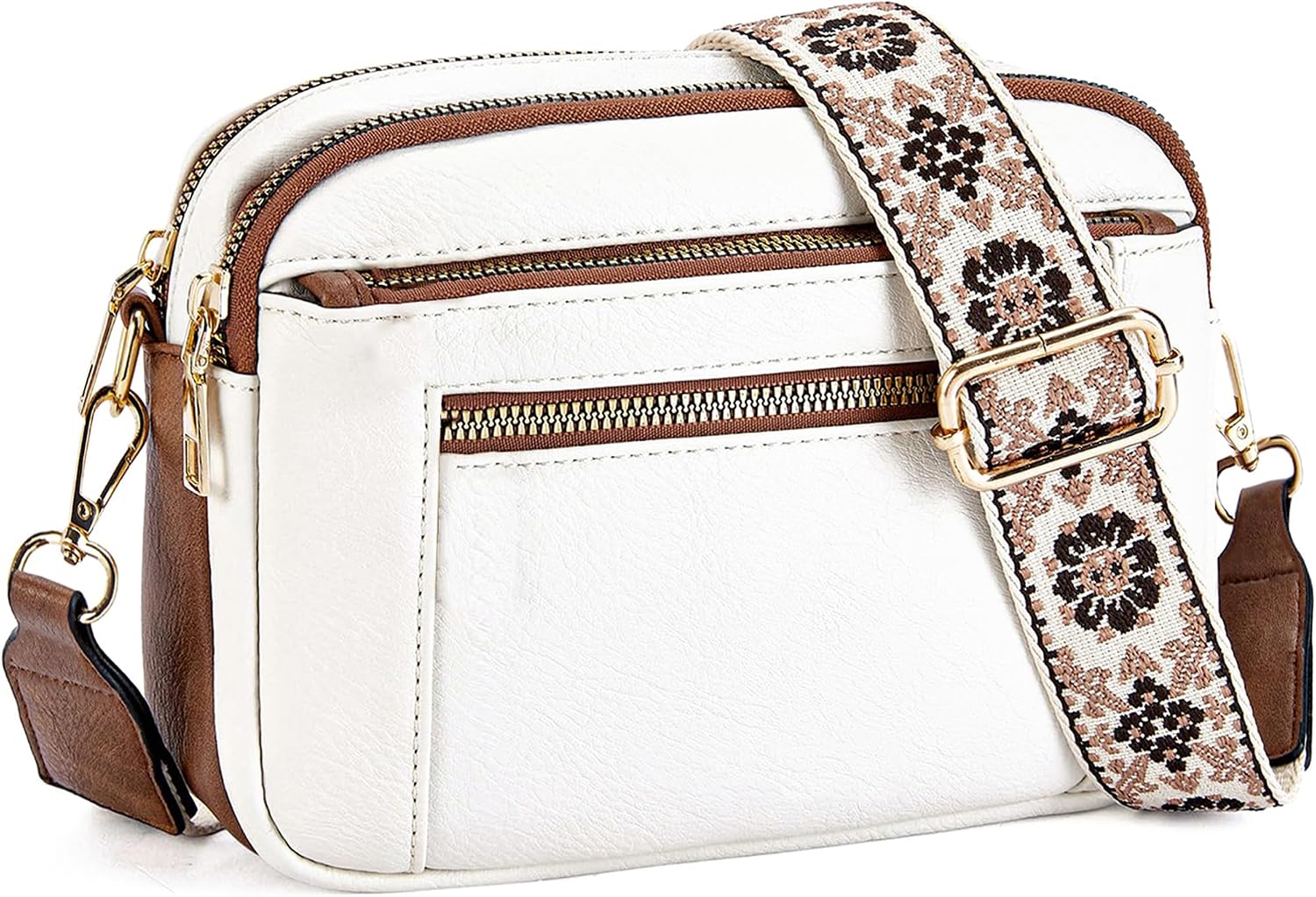 Thumbnail 6 de Farcauo Umhängetasche für Damen & Herren – Crossbody-/Crossbody-Bag mit Schultergurt, Kunstleder-Optik