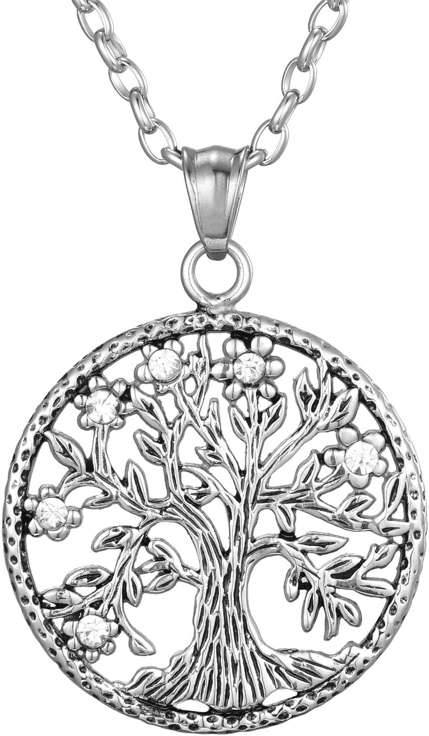 Detalle de Morella Collana da Donna con Ciondolo Albero della Vita, 70 cm