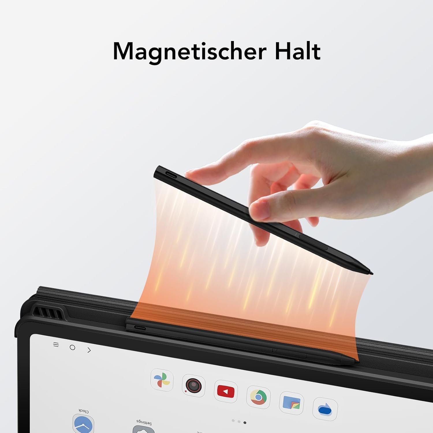Thumbnail 4 de TCL NXTPAPER 11 Plus Flip-Colio aus PU-Leder – 3 verstellbare Winkel, magnetische Stylus-Halterung, Auto Sleep/Wake
