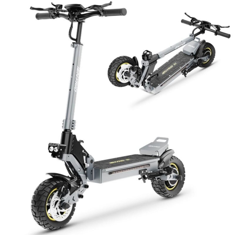Thumbnail 2 de Patinete Eléctrico iENYRID IE-S1: potencia, plegabilidad y seguridad en gris