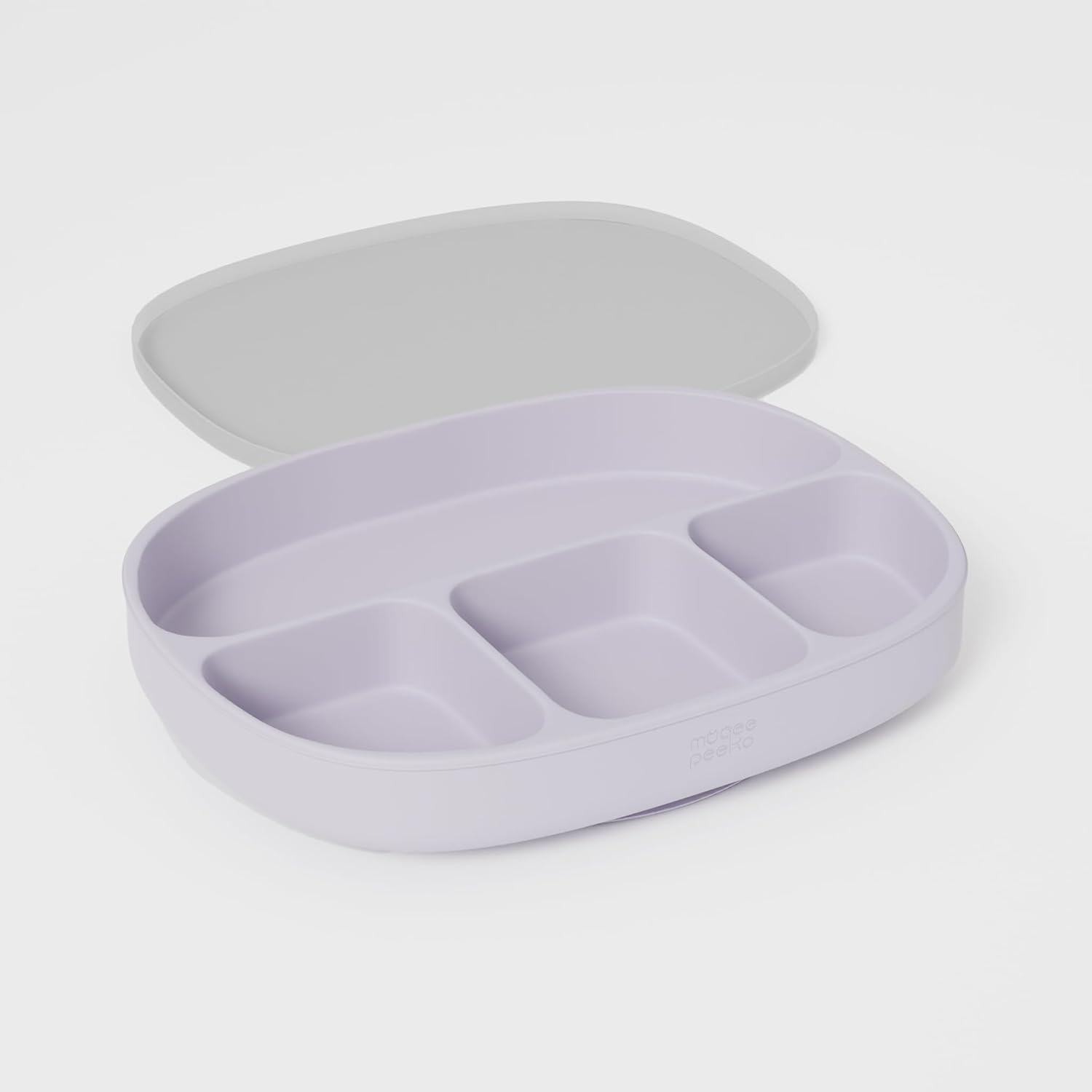 Detalle de Muqee Baby Suction Plate in Lilac
