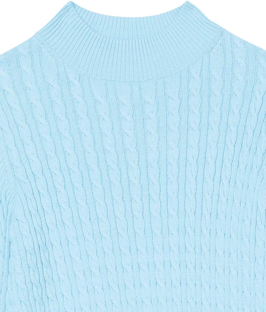 Thumbnail 5 de Amazon Essentials Women's Lightweight Long Sleeve Classic Cable Knit Funnel Neck Jumper