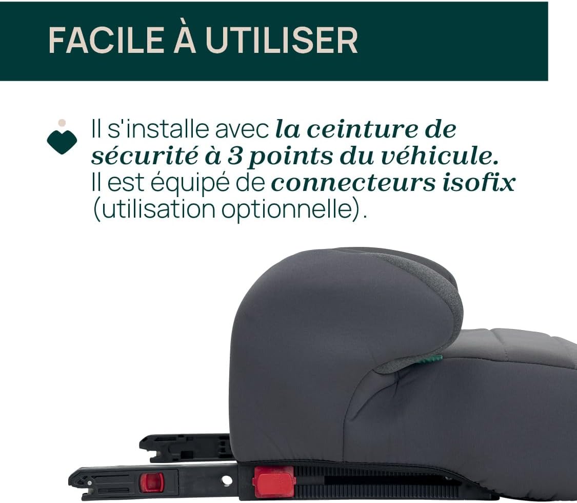 Detalle de Chicco Quasar Fix i-Size – Siège Auto Groupe 3 pour enfant 126–150 cm (7–12 ans)
