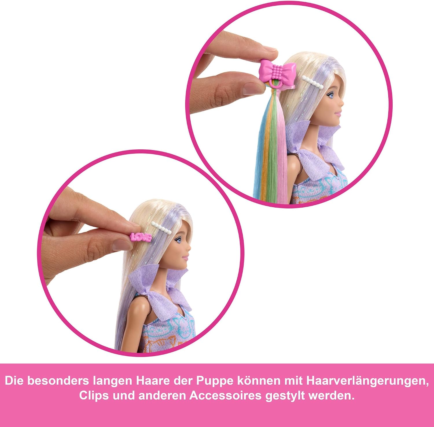 Thumbnail 4 de Barbie JCT72 Modepuppe mit 22 cm Haaren