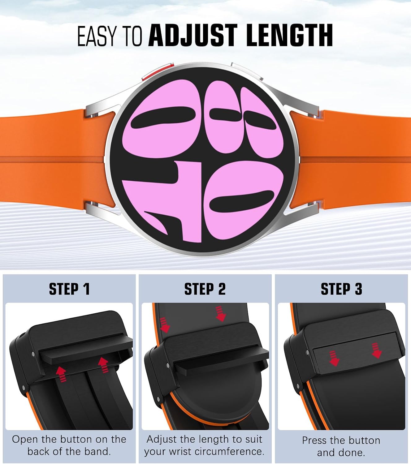 Thumbnail 6 de MoKo Strap for Samsung Galaxy Watch 44mm, silicone bands