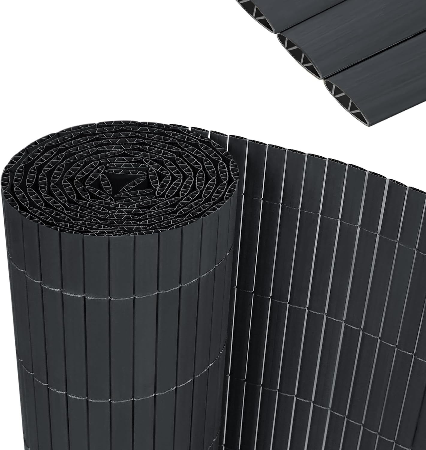 Detalle de YRHome Sichtschutzmatte PVC 120 x 1000 cm