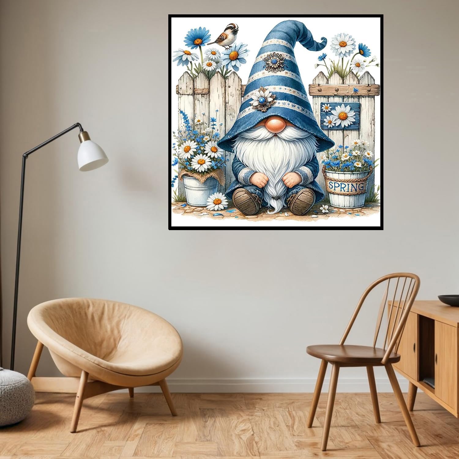 Thumbnail 6 de HHMATITS Diamond Painting Kit, 14 x 14 Inch