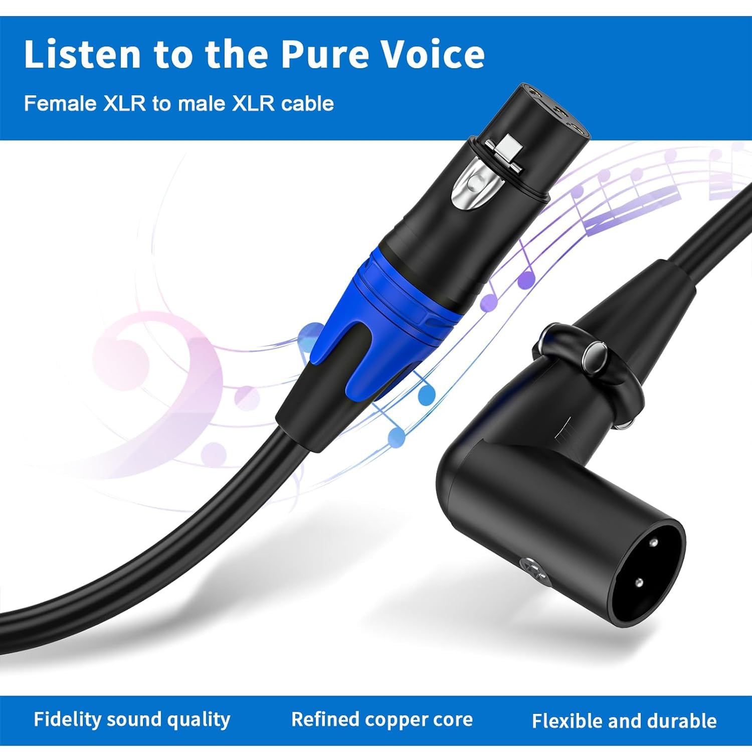 Detalle de Seefeful XLR Extension Cable 20FT
