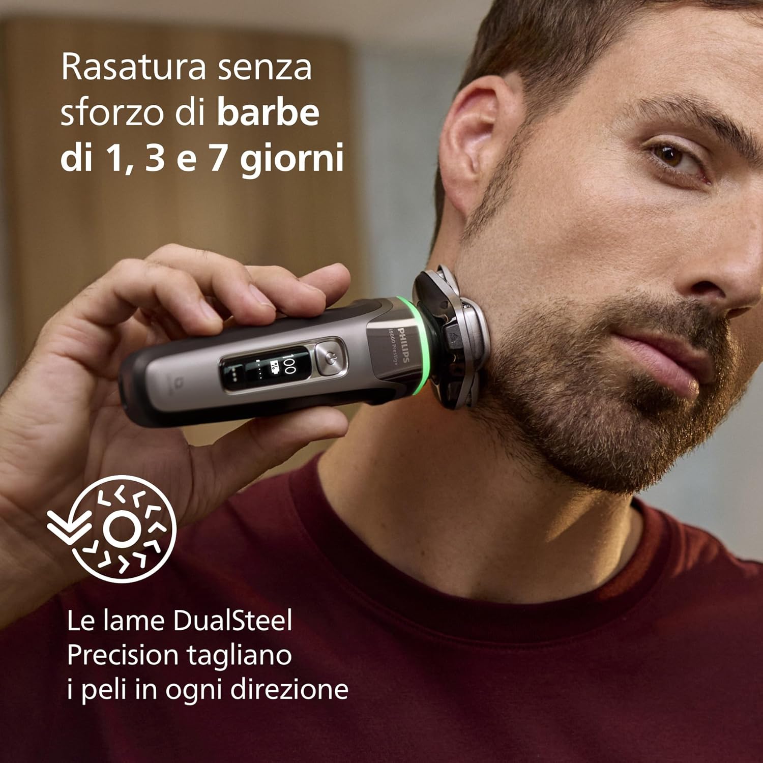 Thumbnail 6 de Philips Shaver i9000 Prestige XP9202/33 Wet & Dry con tecnologia Skin IQ e SkinIQ