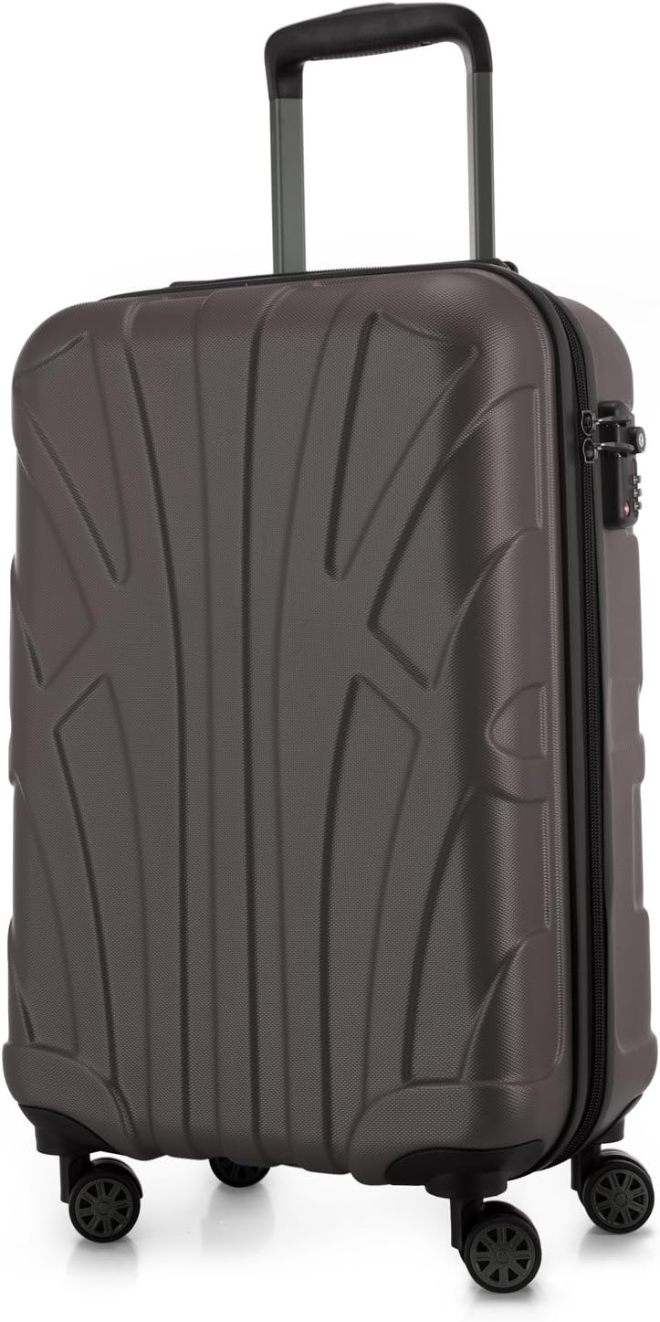 Detalle de SUITLINE Valigia da cabina rigida 55 cm – ABS opaco, 34 L, 4 ruote doppie, TSA