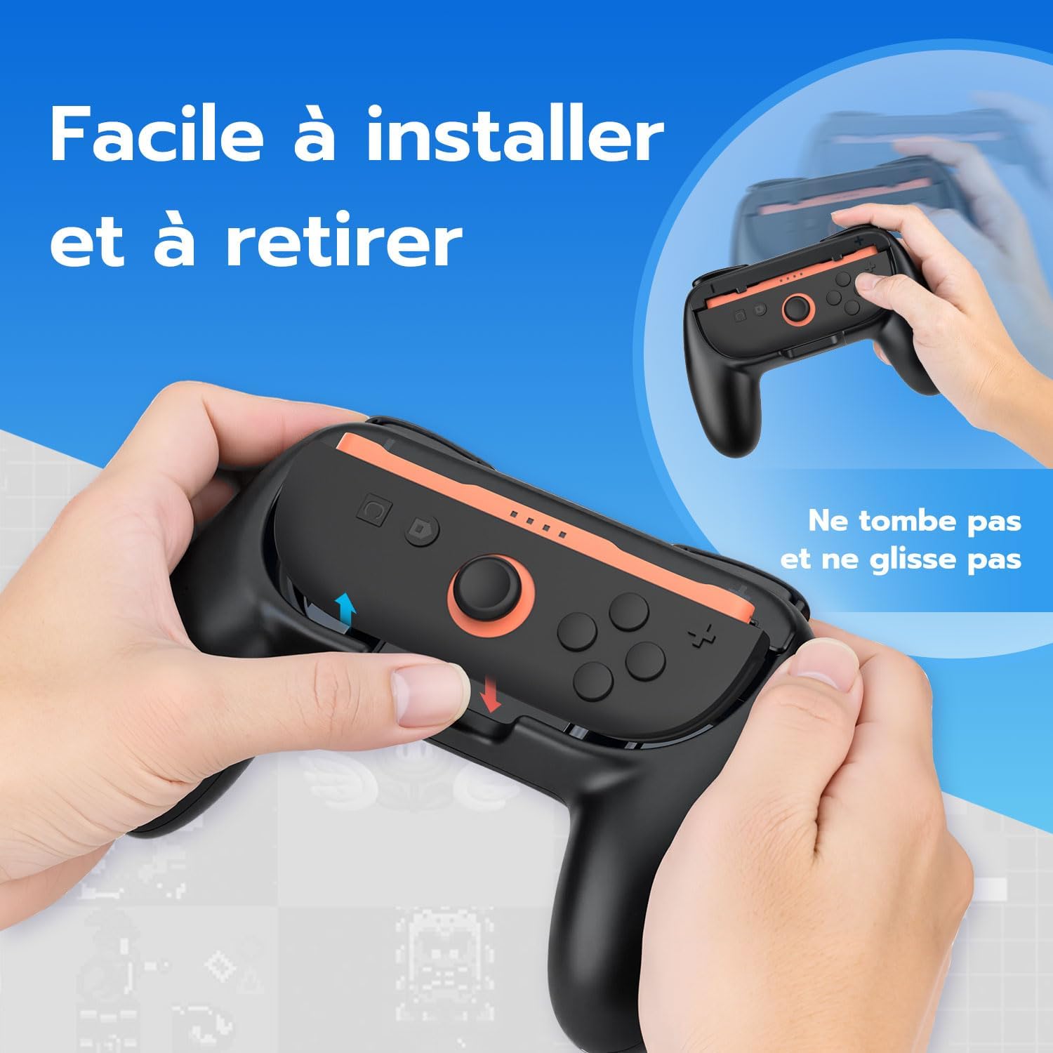 Thumbnail 6 de Tolesum Poignées Joy-Con Switch, lot de 2