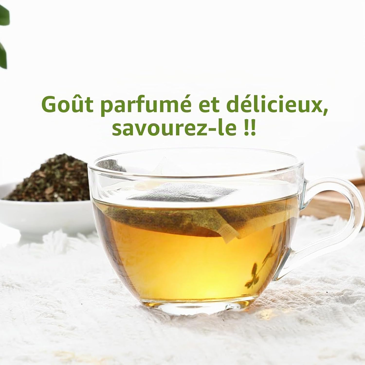 Thumbnail 4 de Premium Spearmint-thee met 60 zakjes cafeïnevrije groene munt