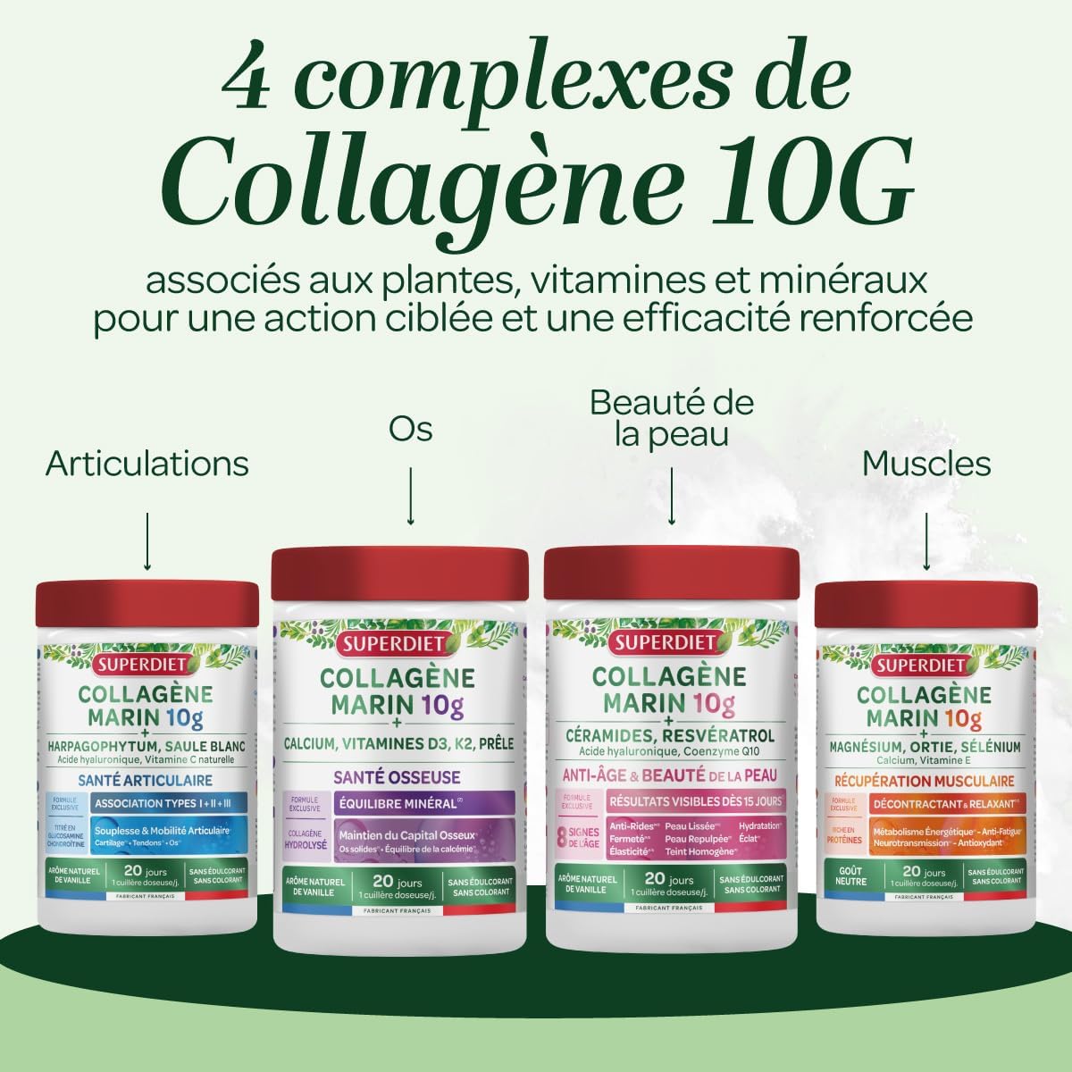 Detalle 2 de SUPERDIET Collagène Marin + Vitamine C Naturelle – Poudre 210 g