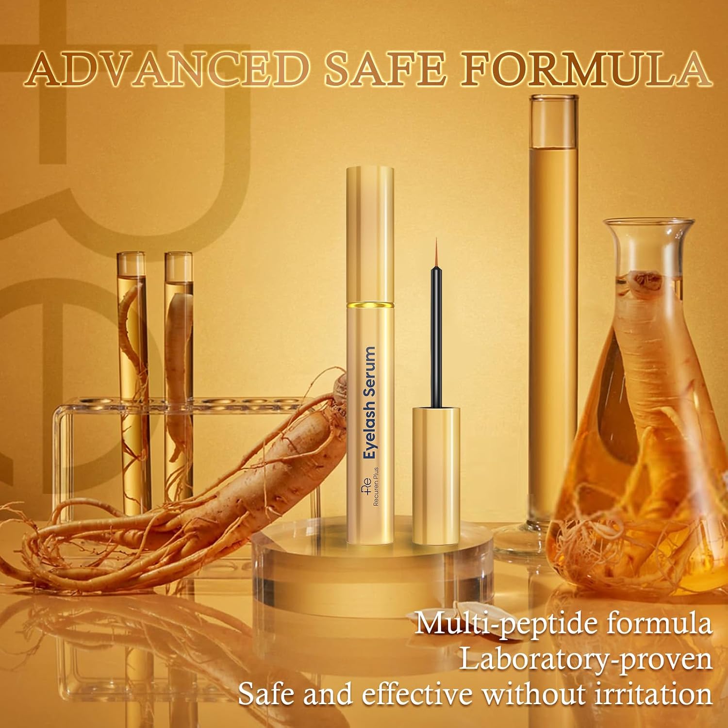 Thumbnail 6 de Recuren Plus Eyelash Growth Serum, Vegan Botanical Formula, 3 mL