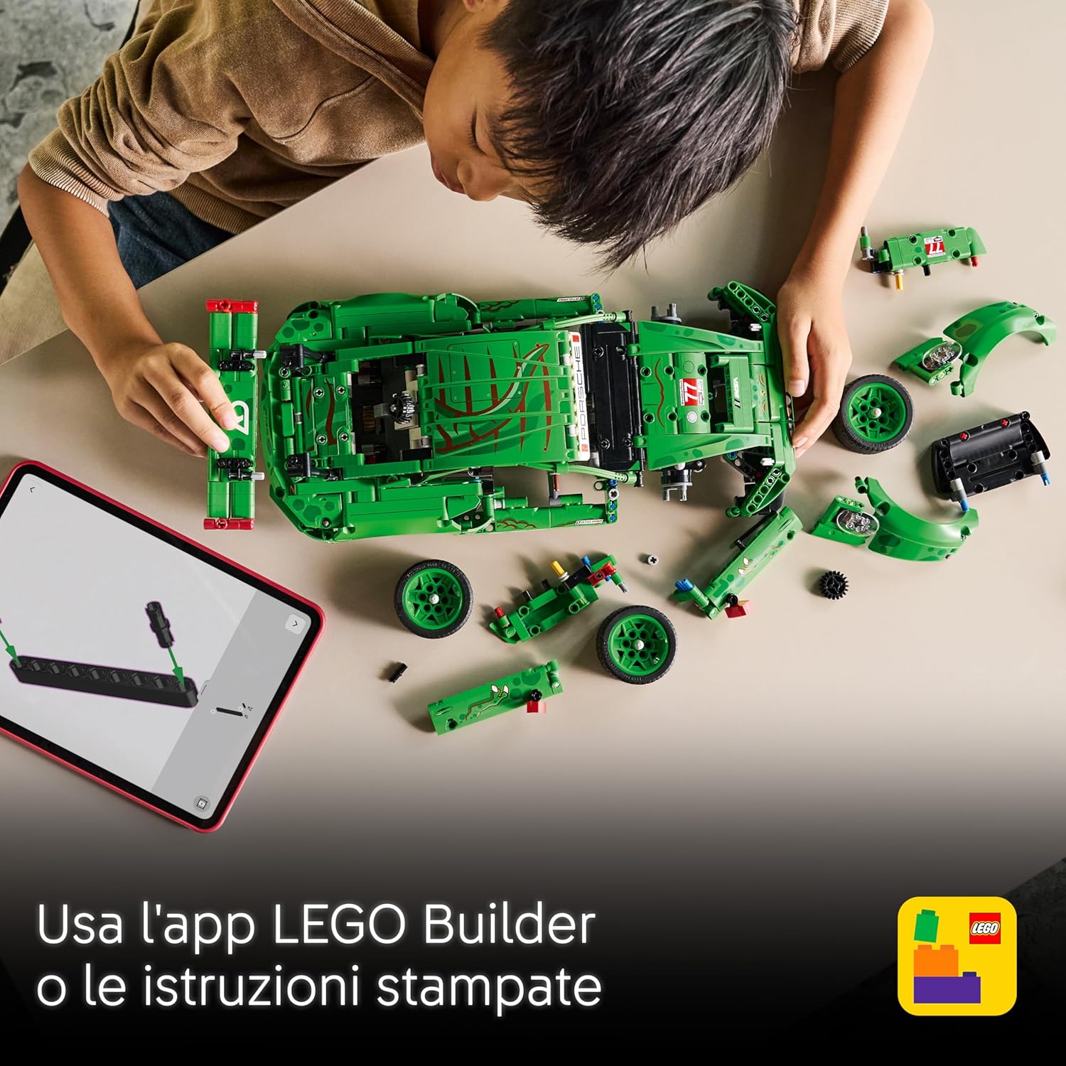 Detalle de LEGO Technic Auto Porsche 911 GT3 R Rexy AO Racing 42224 –Macchina da assemblare per ragazzi dai 11 anni